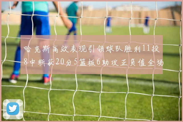 哈克斯高效表现引领球队胜利11投8中斩获20分5篮板6助攻正负值全场最佳